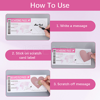 Scratch Surprise Boarding Pass DIY-WH20011-31C-1