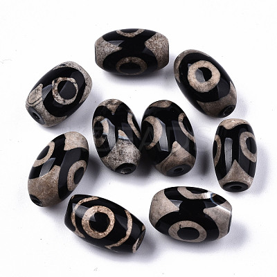 Tibetan Style dZi Beads TDZI-N001-012-1