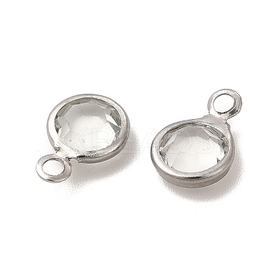 304 Stainless Steel with Glass Charms STAS-G305-11P-04-1