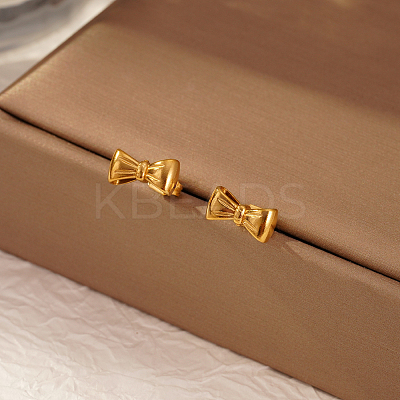 Stylish 304 Stainless Steel Butterfly Stud Earrings JV8585-1