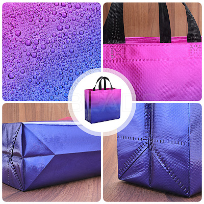 Non-Woven Reusable Folding Gift Bags with Handle ABAG-WH20011-01F-1