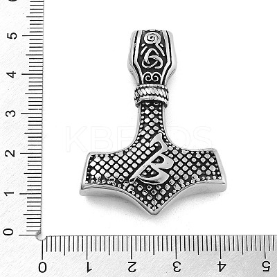 Viking 304 Stainless Steel Pendants STAS-N105-04A-AS-1