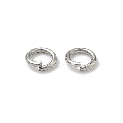 Non-Tarnish 304 Stainless Steel Open Jump Rings X-STAS-E067-05-5mm-1