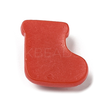 Christmas Theme Opaque Resin Cabochons RESI-E043-01H-1