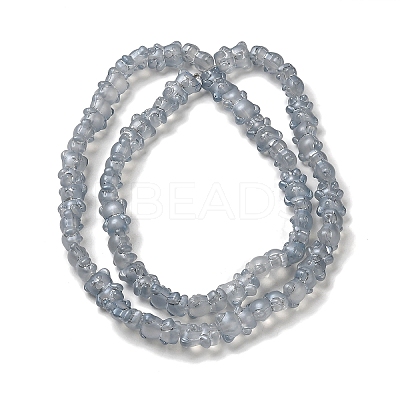 Electroplate Glass Beads Strands EGLA-Q127-A02-01C-1