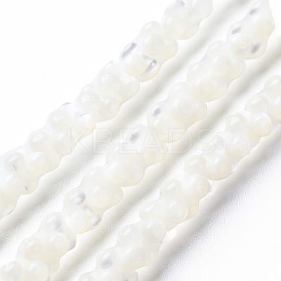 Natural Trochid Shell/Trochus Shell Bead Strands SSHEL-N034-104-B01-1