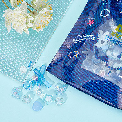 DIY Cute Beaded Stretch Bracelet Making Kit DIY-SC0020-60C-1