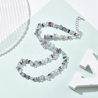 Natural Supper 7 Rutilated Quartz Chip Beaded Necklaces for Men Women NJEW-G159-01P-1