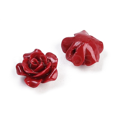Synthetic Coral Carved Beads CORA-M001-06C-1