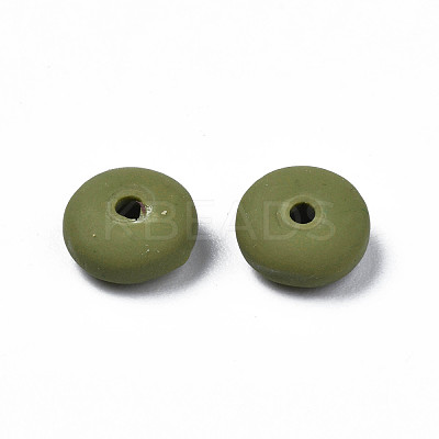 Handmade Polymer Clay Beads Strands CLAY-N008-008W-1