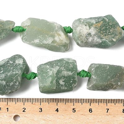 Natural Green Aventurine Beads Strands G-G697-E07-1