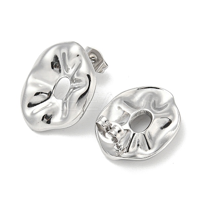 Non-Tarnish 304 Stainless Steel Stud Earrings EJEW-R157-12P-1