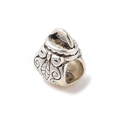 Tibetan Style Alloy European Beads TIBE-Q090-69AS-1
