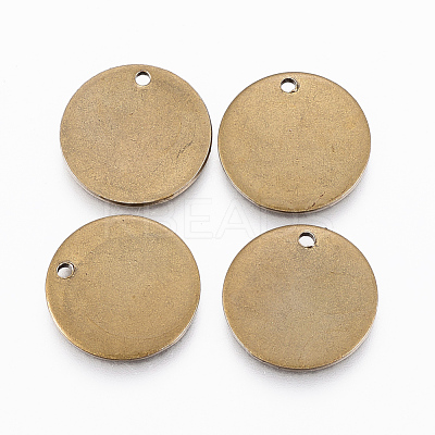 304 Stainless Steel Charms STAS-E145-03D-AG-1