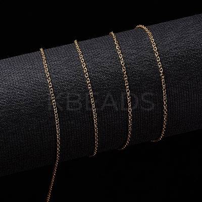 1Roll 304 Stainless Steel Cable Chains CHS-UN0001-26-1