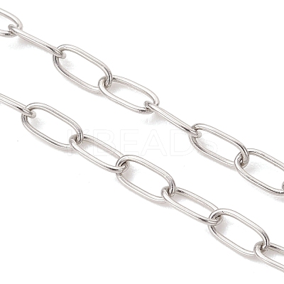 2.5MM 304 Stainless Steel Paperclip Chain Slider Bracelet Making AJEW-JB01557-02-1