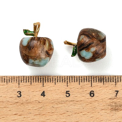 Synthetic Aqua Terra Jasper Pendants GG-CBAA20A-07G-02-1