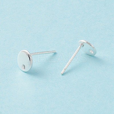 201 Stainless Steel Stud Earring Findings LS-X-STAS-P308-09A-S-1