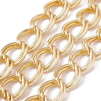Oval Oxidation Aluminum Double Link Chains CHA-G001-07KCG-1