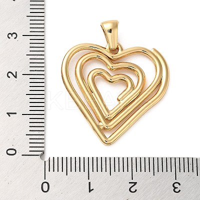 Golden Plated 304 Stainless Steel Pendants LS-STAS-L272-004G-02-1