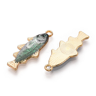 Alloy Enamel Pendants FIND-C037-16G-06-1-1
