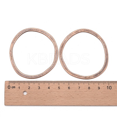 Tibetan Style Alloy Linking Rings EA13479Y-R-1