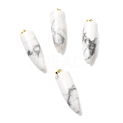 Natural & Synthetic Gemstone Pointed Pendants G-D040-01G-1