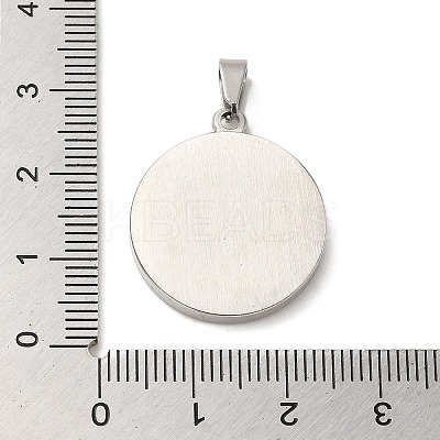 Non-Tarnish 304 Stainless Steel Pendants Cabochon Settings STAS-L272-002P-1