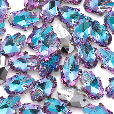K9 Glass Rhinestone Pendants X-GLAA-TA001-008-1