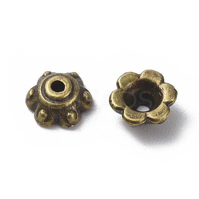 Tibetan Antique Bronze Metal Caps MLF0571Y-1