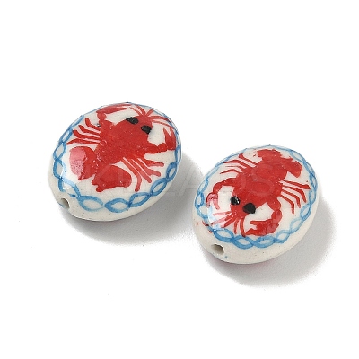 Handmade Porcelain Beads PORC-Z005-01-1