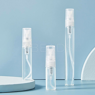 30Pcs 3ml 5ml 10ml Glass Spray Bottle with PP Plastic Lid MRMJ-BC0002-75-1