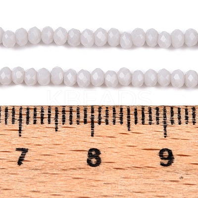 Opaque Solid Color Imitation Jade Glass Beads Strands EGLA-A044-P1mm-D19-1