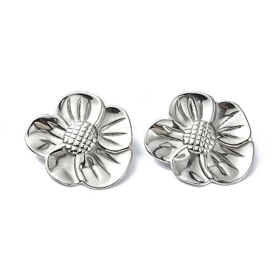 Non-Tarnish 304 Stainless Steel Stud Earrings STAS-L024-004P-01-1