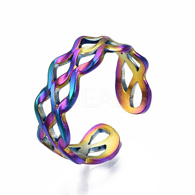 Hollow Wide Cuff Rings RJEW-N038-022-1