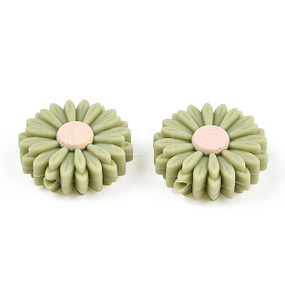 Food Grade Eco-Friendly Silicone Focal Beads SIL-F002-14H-1
