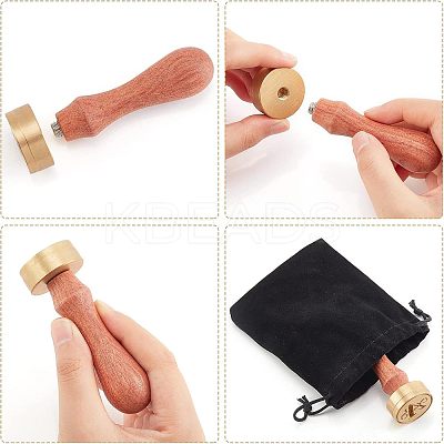 1Pc Brass Stamp Head DIY-OC0008-30A-1