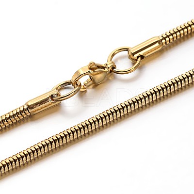 304 Stainless Steel Snake Chains Bracelets BJEW-O091-06G-1