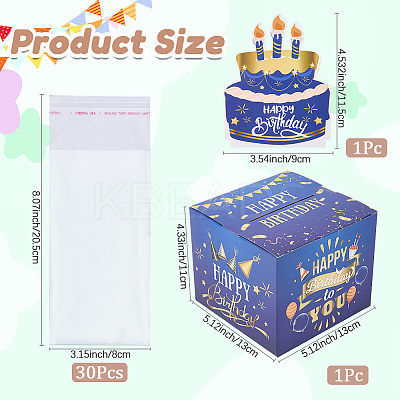 Happy Birthday Day Money Box for Cash Gift Pull DIY-WH200050-31F-1