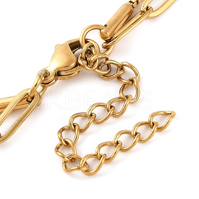 304 Stainless Steel Multi-Strand Chain Bracelets BJEW-G711-03A-G-1