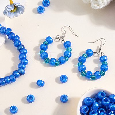 800Pcs Plastic Pearlized Beads KY-SP0001-53F-1