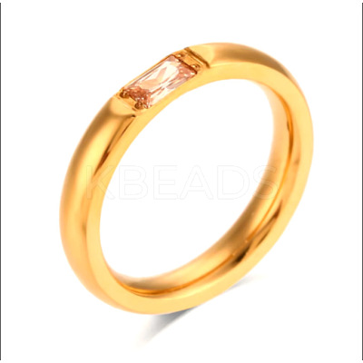 304 Stainless Steel Pave Cubic Zirconia Finger Rings FS-WG61B2A-33-1