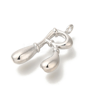 Rack Plating Brass Pendants KK-I722-08P-R-1