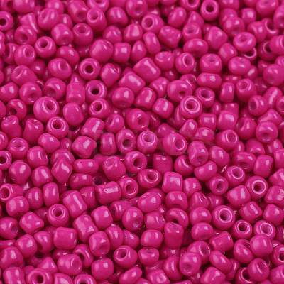 Baking Paint Glass Seed Beads SEED-US0003-3mm-K24-1