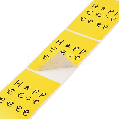 200Pcs Thank You Theme Stickers Roll DIY-M070-01D-1