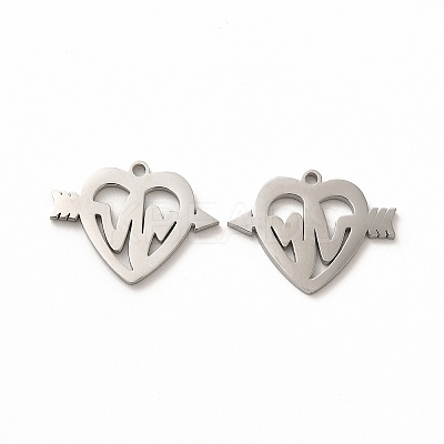 Non-Tarnish 304 Stainless Steel Pendants STAS-M089-28P-1