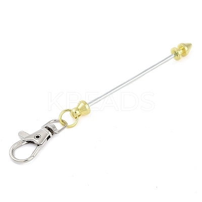 Alloy Beadable Pendant Decorations LS-KEYC-D288-01G-1