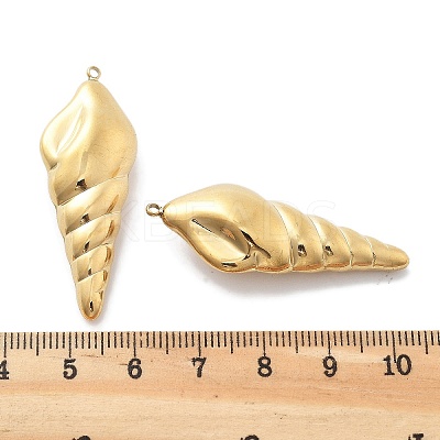 PVD Vacuum Plating 304 Stainless Steel Pendants LS-STAS-R130-33G-1