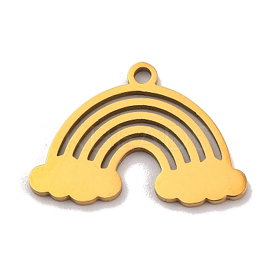 201 Stainless Steel Pendants STAS-U016-05G-1