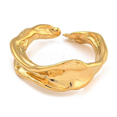 304 Stainless Steel Cuff Open Rings for Women RJEW-L125-03G-01-1